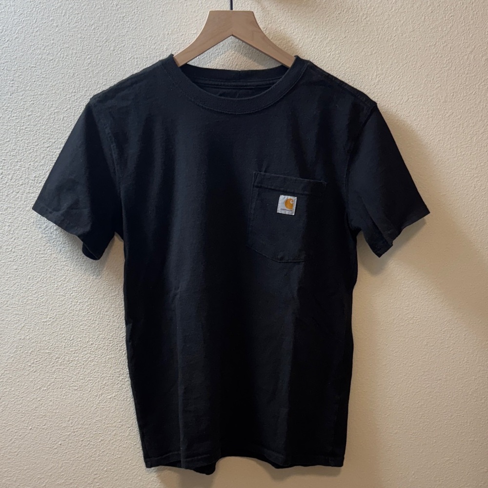 Carhartt Black Tee with Pocket